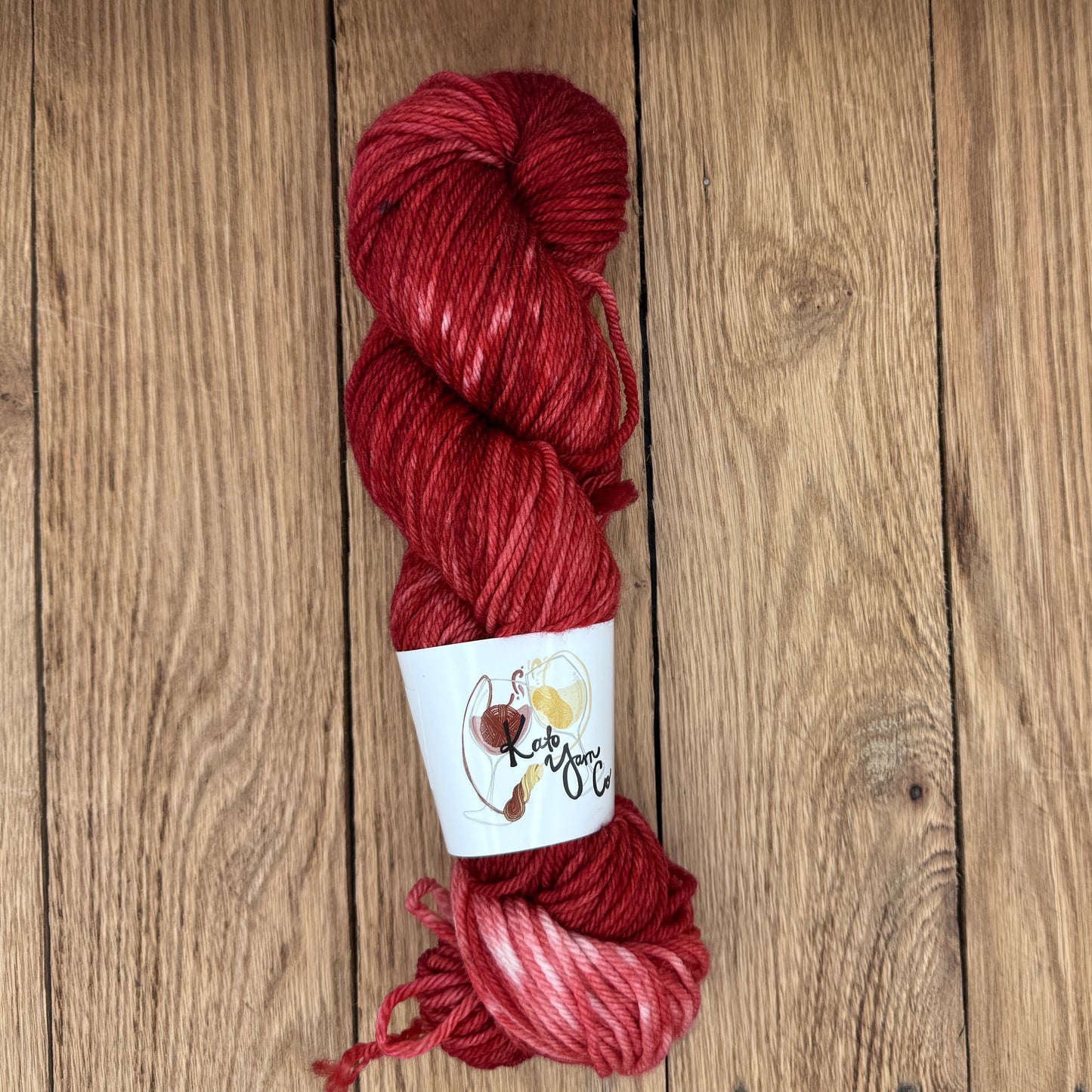 Critical Heat (white spots) - Worsted Weight