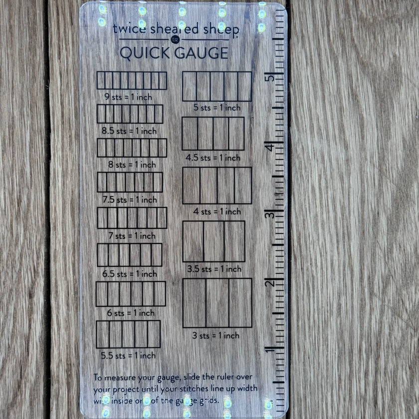 Quick Gauge Ruler - Twice Sheared Sheep
