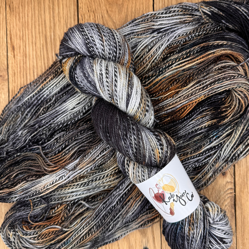 Grunge - Zebra Fingering Sock