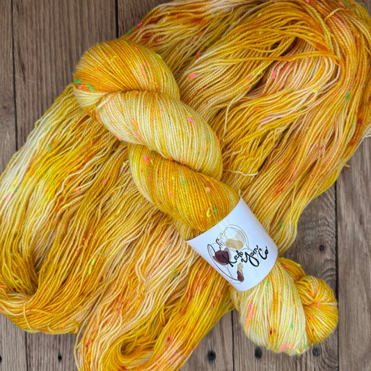 Sunny - Neon Tweed Fingering