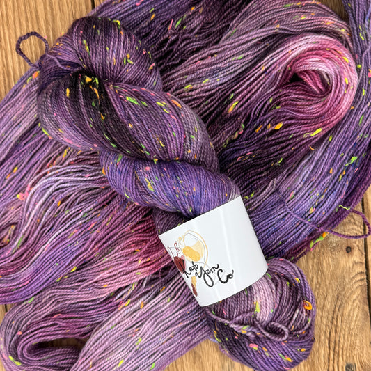 Plumeria - Neon Tweed Fingering