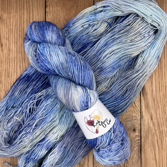 Blue One of a Kind - 75/25 Fingering