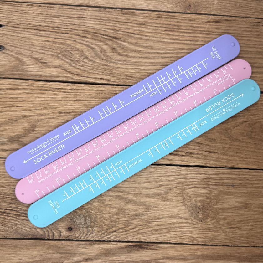 Sock Ruler - Twice Sheared Sheep