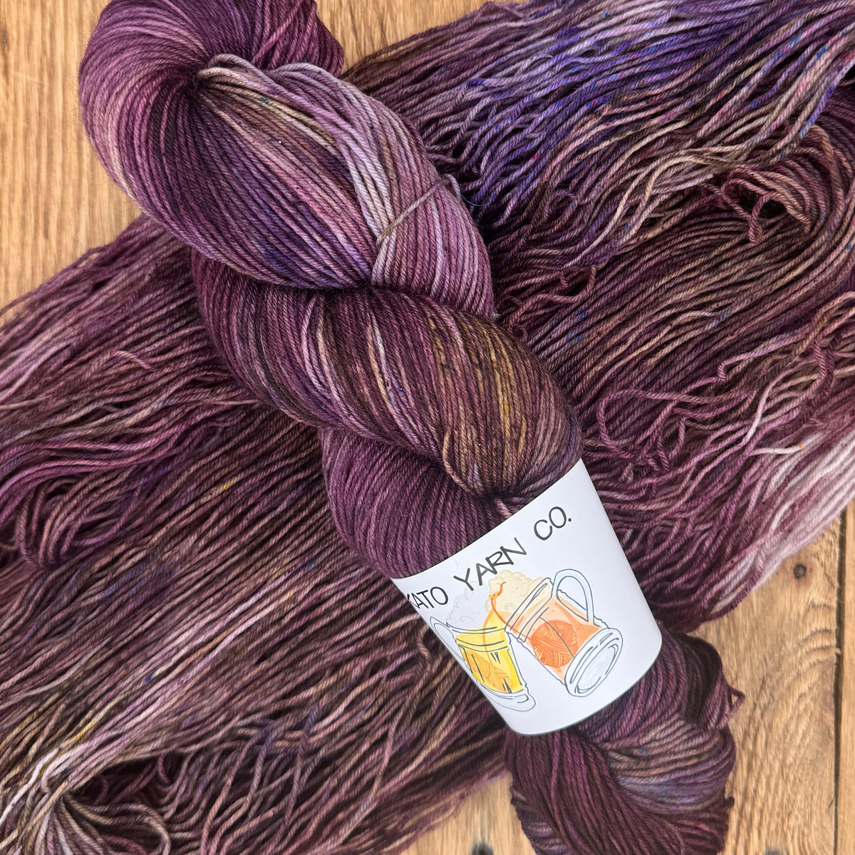 Plum Porter - 75/25 Fingering