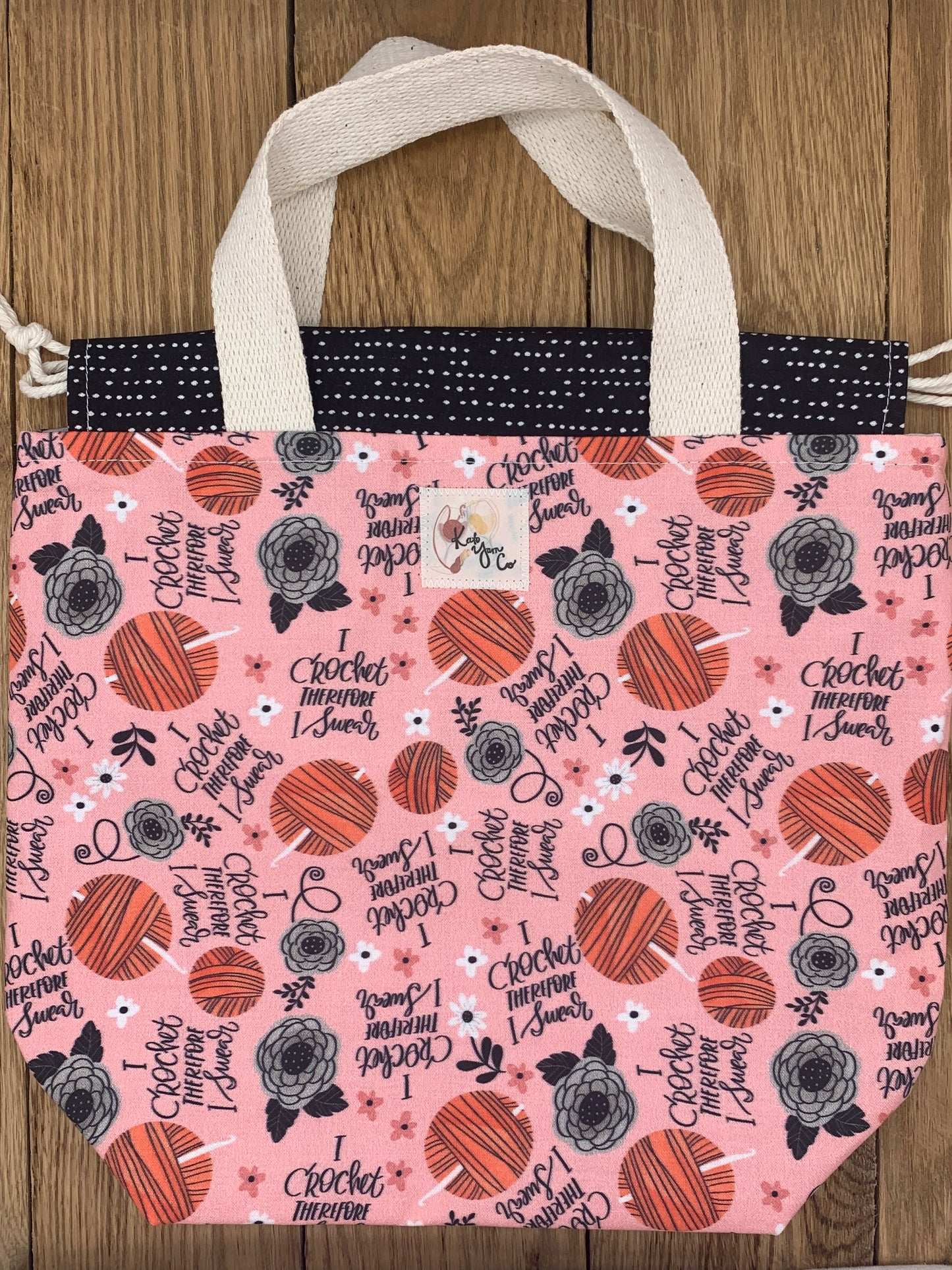I Crochet -  Project Bag