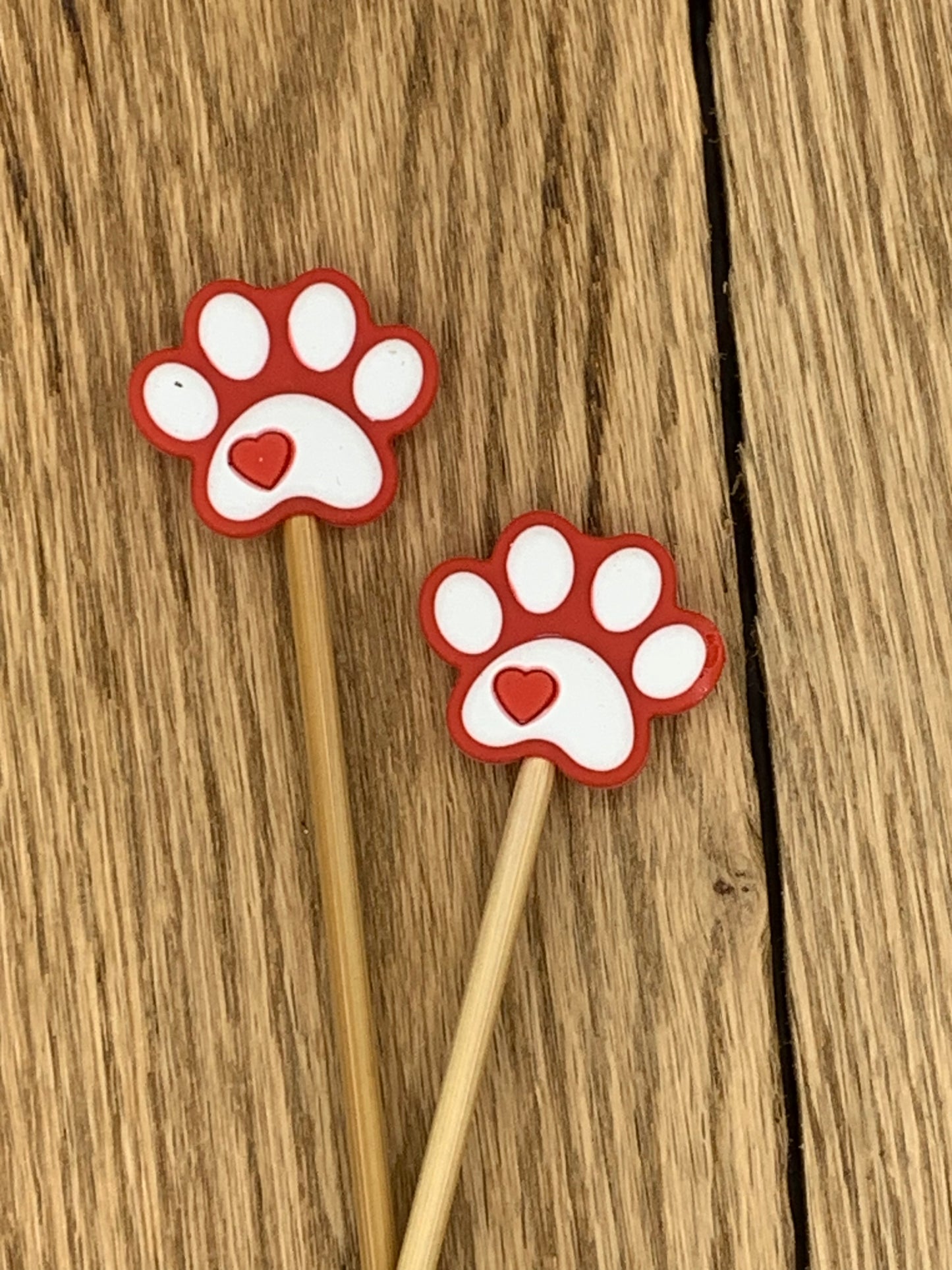 Paws red/white - Stitch Stoppers