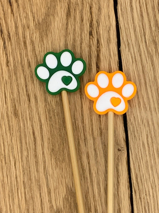 Paws orange/green - Stitch Stoppers