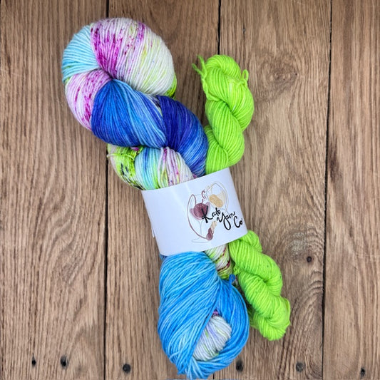 Whimsy/Neon Green - Sock Set