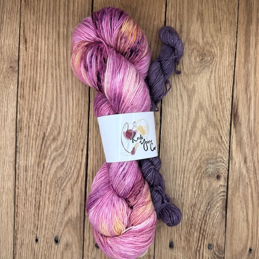 Peonies/Eggplant - Sock Set