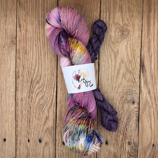 Playing with Plum/Eggplant - Sock Set