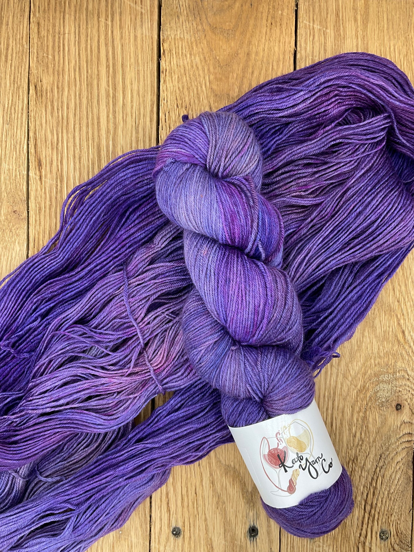 Purple One of a Kind - 100% Merino Fingering Weight