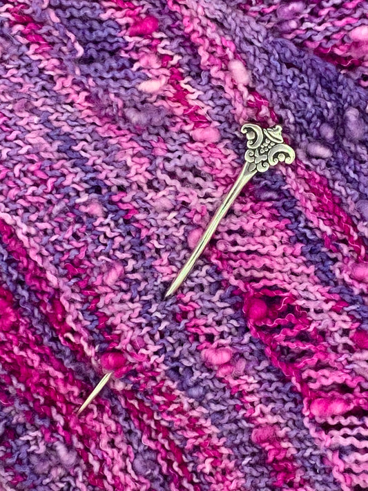 Fleur de Lis Shawl Stick - Jul Designs